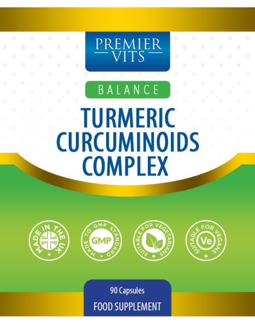 Turmeric Curcuminoids Complex 90 Capsules  - Anti-aging Vitamins & Supplements UK