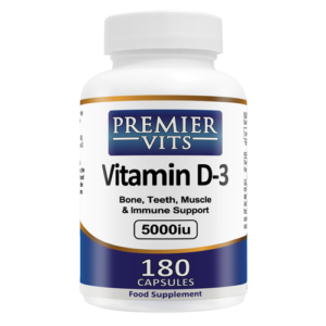 Vitamin D3 - 5000iu - 180 SoftGel Capsules